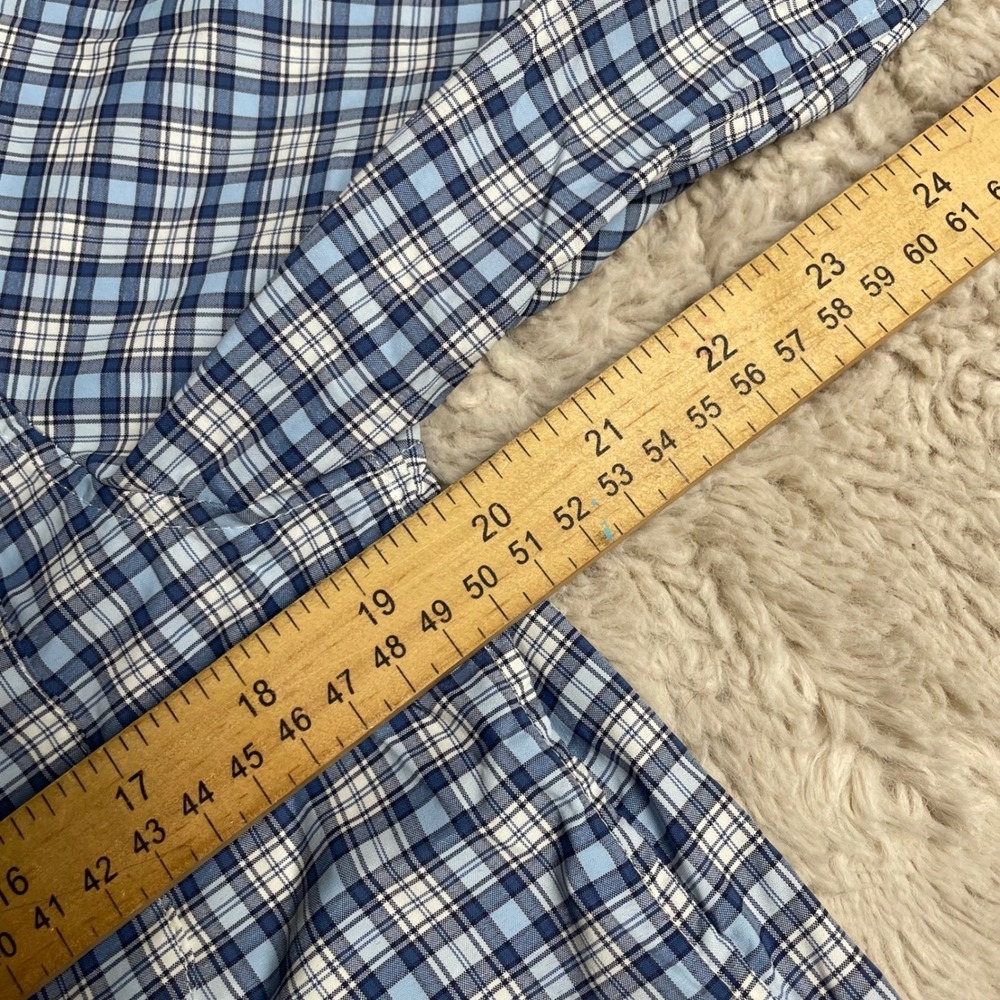 Lot 2 Vineyard Vines OTG Performance Shirt Mens Small Button Shirt Blue Plaid - Picture 9 of 16